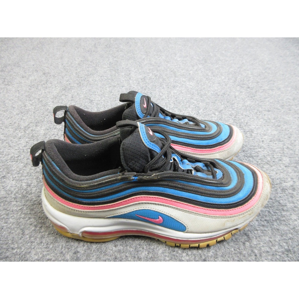 Nike Air‎ Max 97 Shoes Womens Size 8.5 Blue Pink 921522-012 Running Sneakers 7Y